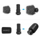 BOYA BY-DM100 Digital Stereo Cardioid Condenser Microphone Superb-Sound for Android USB Type-C Devices Recording BOYA BY-DM100 Digital Stereo Cardioid Condenser Microphone Superb-Sound for Android USB Type-C Devices Recording