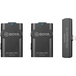 BOYA BY-WM4 PRO-K4 2.4G Wireless Microphone System BOYA BY-WM4 PRO-K4 2.4G Wireless Microphone System