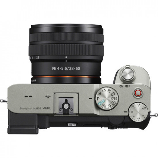 Sony Alpha a7C Mirrorless Digital Camera with 28-60mm Lens Silver Sony Alpha a7C Mirrorless Digital Camera with 28-60mm Lens Silver