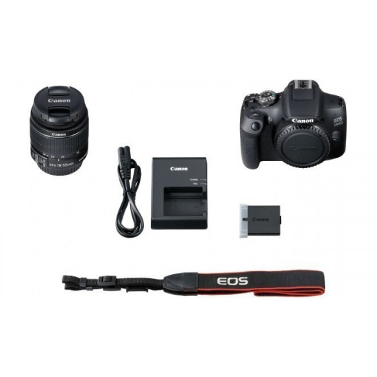 Canon  EOS 2000D 18-55mm III Lens 24.1MP DSLR Camera