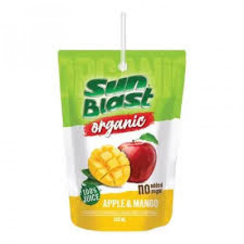 سن بلاست عصير مانجو و التفاح