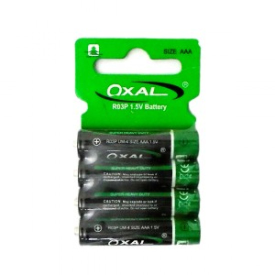 oxal AAA بطاريات - 4 حبات