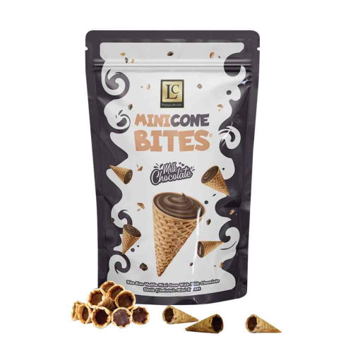 ويفر مخروطية بالشوكلاتة بالحليب_مستورد_100غرام