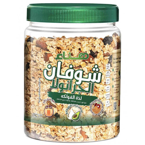 شوفان هناء الجرانولا لذة الفواكه _400جرام
