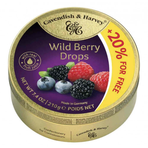 حلاوة دروبس بنكهة الفواكه كاندفش اند هارفي _210جرام_مستورد