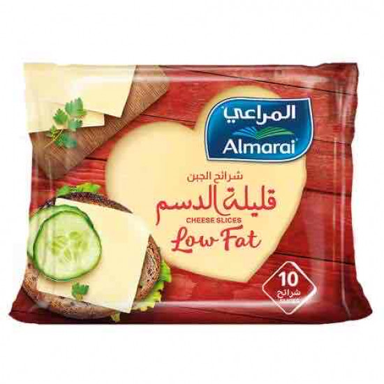 جبنة المراعي شرائح قليلة الدسم 10قطع