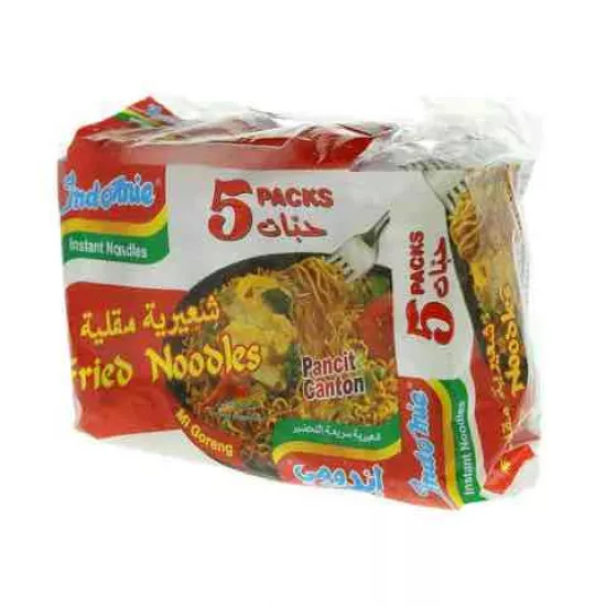 اندومي شعيريه مقليه 75 جم * 5