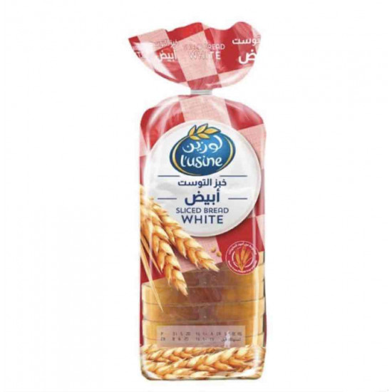 توست لوزين ابيض 600 جم 
