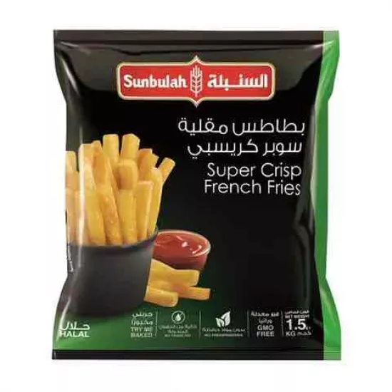 بطاطس مقليه السنبله سوبر كرسبي 1,5كج