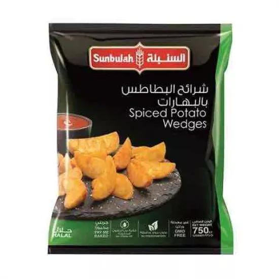 شرائح البطاطس بالبهارات السنبله 750جم
