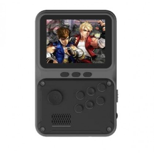 جهاز العاب زمان مع 1500 لعبة باللون الاسود