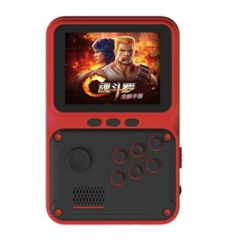 جهاز العاب زمان مع 1500 لعبة باللون الاحمر
