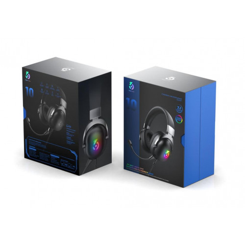 سماعة جيمنج احترافية  7.1 محيطيه R10 من Three Six Nine‏