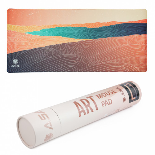  جلدة ماوس باد جيمنج من ASA باللون البرتقالي