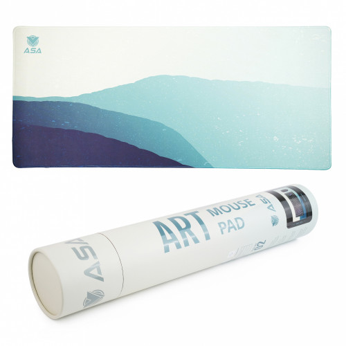  جلدة ماوس باد جيمنج من ASA باللون الابيض