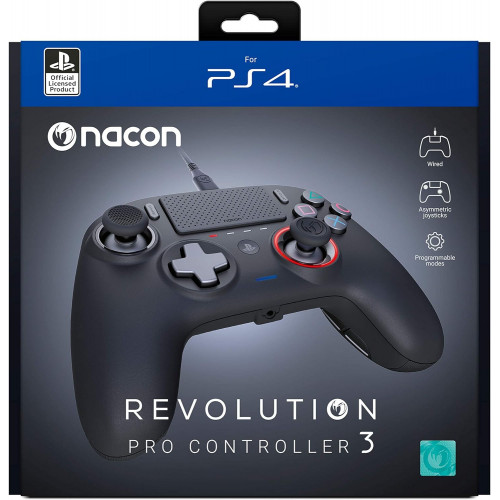 Nacon Revolution Pro Controller 3 Play Station 4 وحدة تحكم احترافي نيكون ريفيلونشن