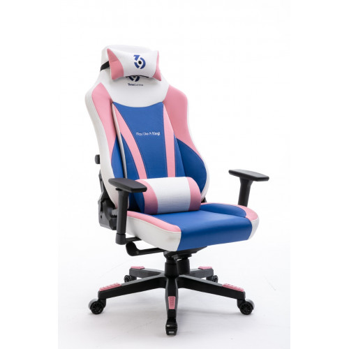 كرسي العاب جيمنج باللون الوردي والازرق PINK K4 كرسي العاب جيمنج باللون الوردي والازرق PINK K4