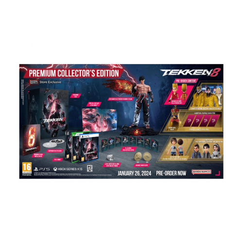 تيكن 8 COLECTORS EDITION PS5 نسخة المجمعين تيكن 8 COLECTORS EDITION PS5 نسخة المجمعين