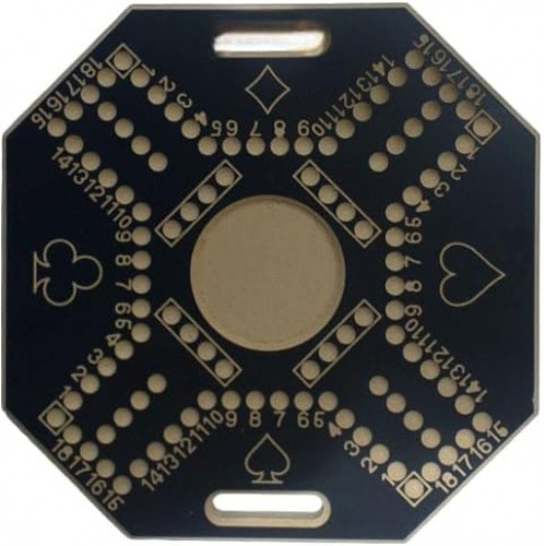 لعبة جاكارو على لوح خشبي لأربع لاعبين 4 حجم وسط لعبة جاكارو على لوح خشبي لأربع لاعبين 4 حجم وسط