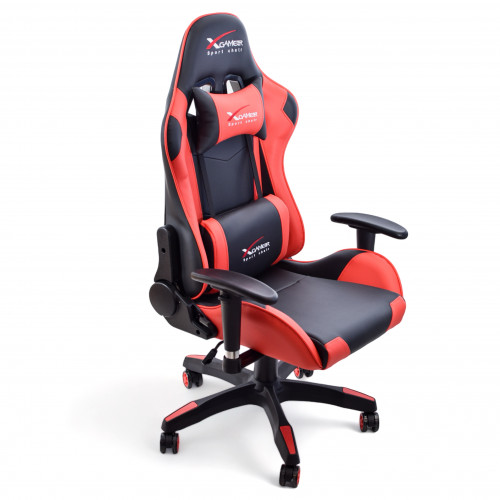 كرسي العاب جيمنق من X GAMER باللون الاحمر