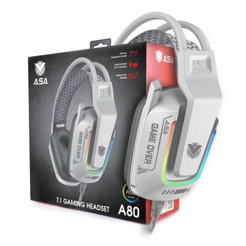 سماعة رأس محيطية باللون الابيض من ASA A80 سماعة رأس محيطية باللون الابيض من ASA A80