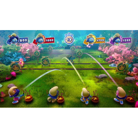 السنافر حفلة المزرعة على نينتندو سويتش switch 
