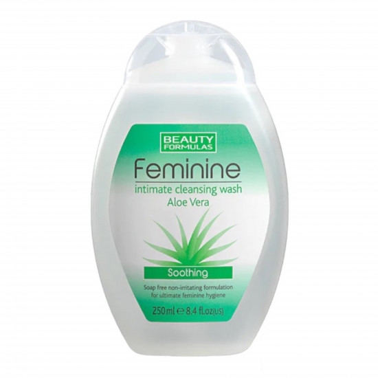 Beauty Formulas غسول منظف للمنطقة الحميمة مهدئ بالألوفيرا - 250 مل