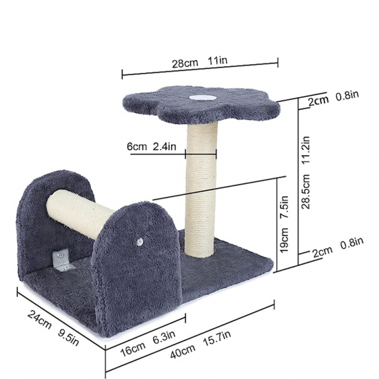عمود خدش الزهرة Cat tree عدة الوان