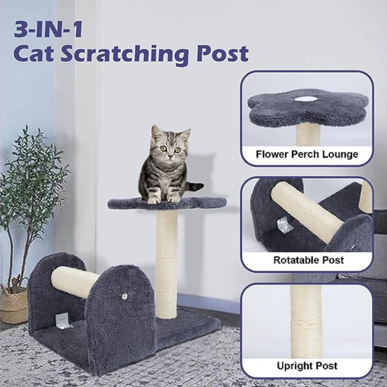 عمود خدش الزهرة Cat tree عدة الوان