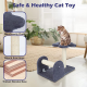 عمود خدش الزهرة Cat tree عدة الوان