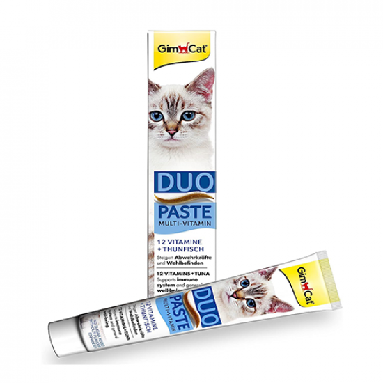 فيتامين جيم كات ملتي فيتامين بطعم التونة GimCat Duo Paste Tuna 