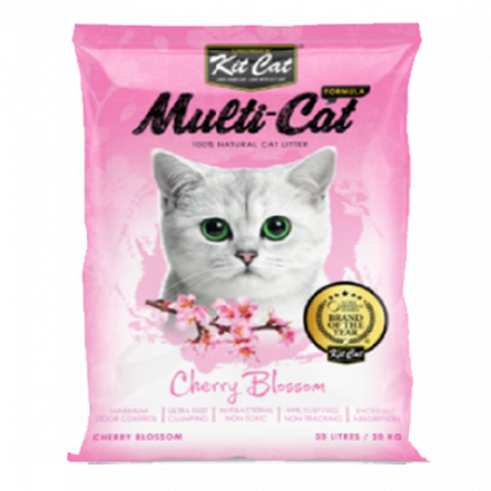 رمل قطط كت كات multi cat ملتي كات 20 كيلو روائح مختلفة