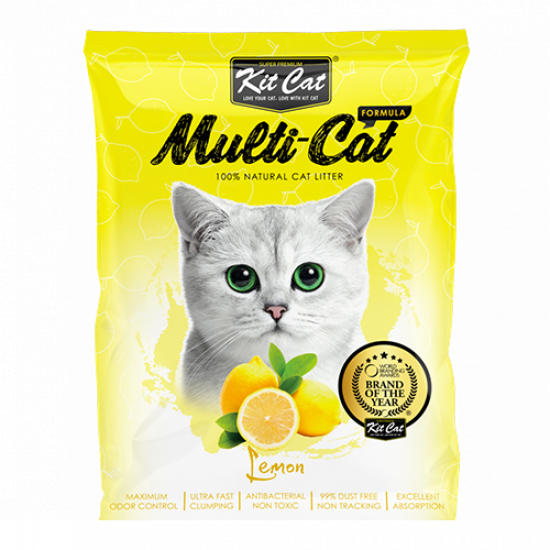 رمل قطط كت كات multi cat ملتي كات 20 كيلو روائح مختلفة