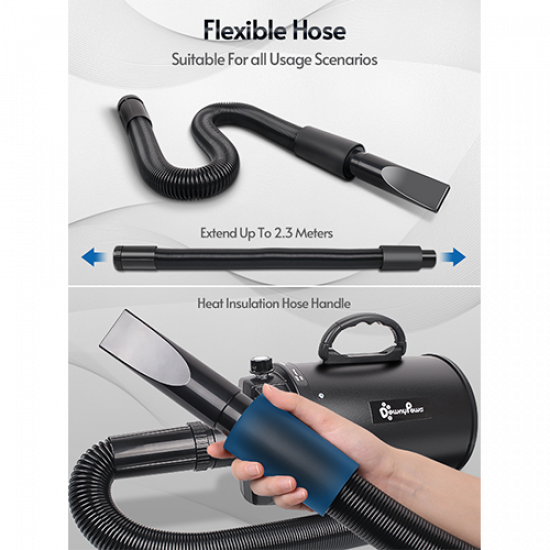 سشوار ( مجفف شعر ) الحيوانات الأليفة بقوة 2800w سشوار ( مجفف شعر ) الحيوانات الأليفة بقوة 2800w