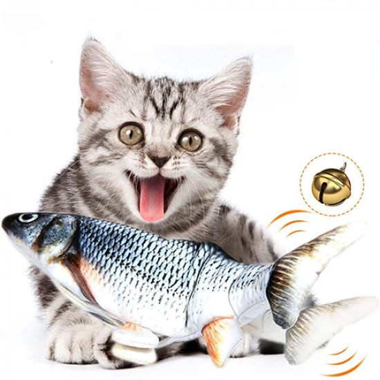 لعبة السمكة المتحركة للقطط DazSpirit Fish