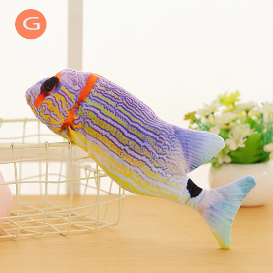 لعبة السمكة المتحركة للقطط DazSpirit Fish