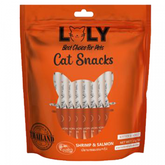 حلوى كريمية LOLY CAT بطعم الجمبري و السلمون افضل مكافأة للقطط الصغيرة و الكبيرة حلوى كريمية LOLY CAT بطعم الجمبري و السلمون افضل مكافأة للقطط الصغيرة و الكبيرة