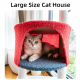 Cat Tree House برج الخدش متعدد الطوابق مع كبسولة فضائية MR12 تصميم ياباني