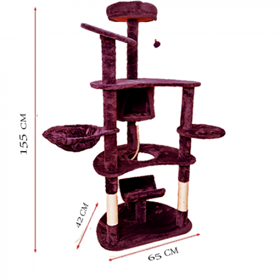 برج الخدش CAT TREE GO CLOP متعدد المستويات AMR - 616 