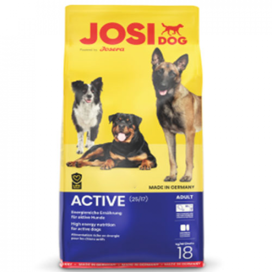 دراي فود جوسي دوق أكتيف JOSI DOG ACTIVE طعام للكلاب البالغة 