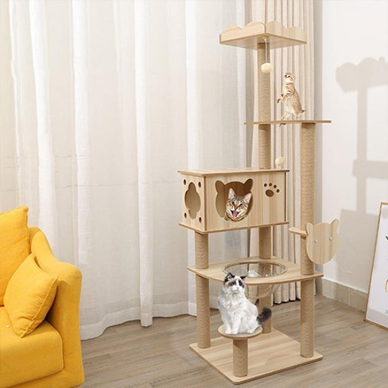 برج شجرة القطط إطار تسلق و خدش للحيوانات الأليفة Cat tree B3