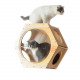 كبسولة فضائية خشبية سداسية الشكل تثبت على الحائط A space capsule for cats كبسولة فضائية خشبية سداسية الشكل تثبت على الحائط A space capsule for cats