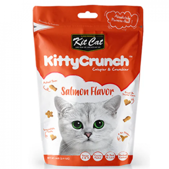 مكافآت كت كات Kit Cat Ktty Crunch بنكهة السلمون 60 جم