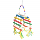 ارجوحة العصافير الخشبية الملونة Bird swing