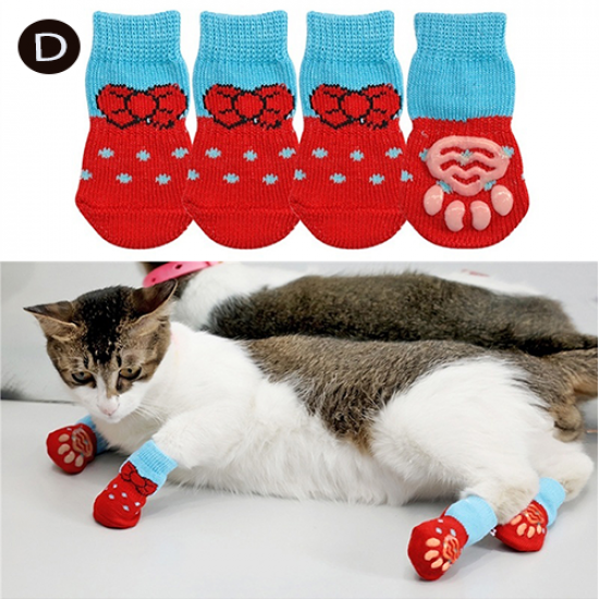 شراريب خاصة للقطط والكلاب Pet socks مقاس S 