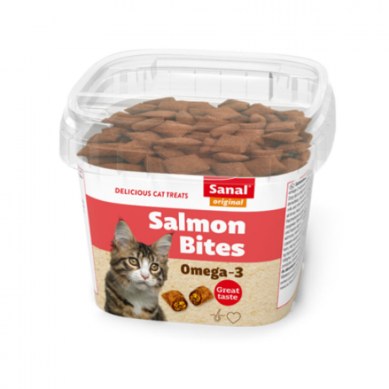 اقراص مكافأت سنال للقطط 75 جم Salmon Bites