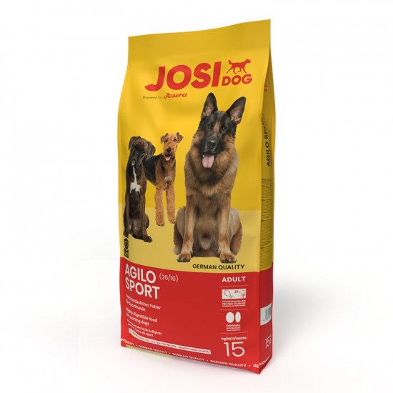 دراي فود جوسي دوق اغيلو اسبورت JOSI DOG AGILO SPORT للكلاب البالغة دراي فود جوسي دوق اغيلو اسبورت JOSI DOG AGILO SPORT للكلاب البالغة