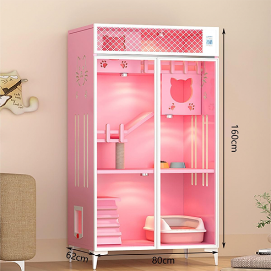 فيلا باربي للقطط من الخشب الفاخر Barbie Cat Villa فيلا باربي للقطط من الخشب الفاخر Barbie Cat Villa