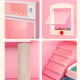 فيلا باربي للقطط من الخشب الفاخر Barbie Cat Villa فيلا باربي للقطط من الخشب الفاخر Barbie Cat Villa