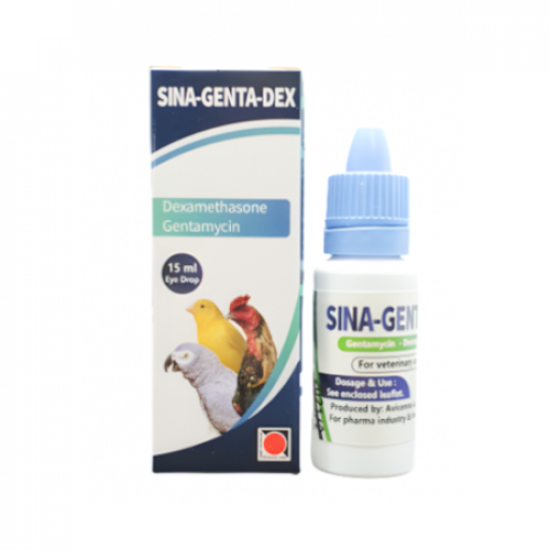 قطرة لعلاج عيون الطيور SINA-GENTA-DEX